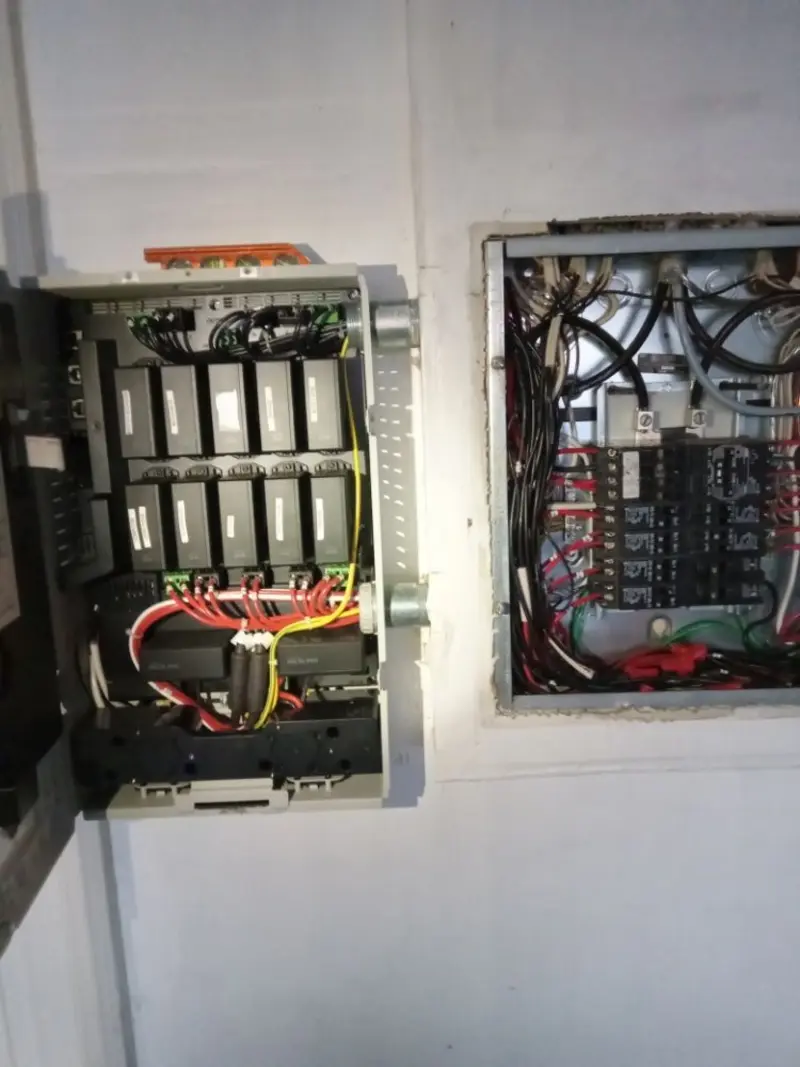 Electrical panel upgrade completed for Commercial Electrician Services in Rogers